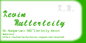 kevin mullerleily business card